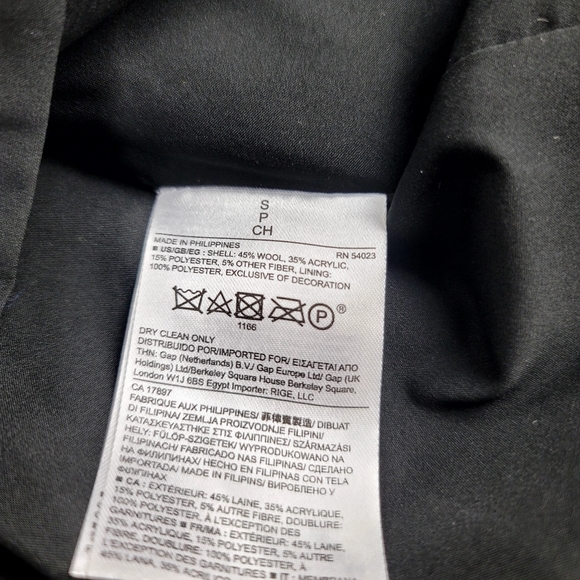 Banana Republic Wool Blend Green Plaid top short sleeve size small - Picture 8 of 12